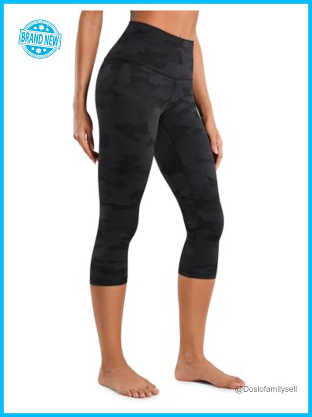 Butterluxe High Rise Capri Leggings 19'' Seamless Yoga Pants